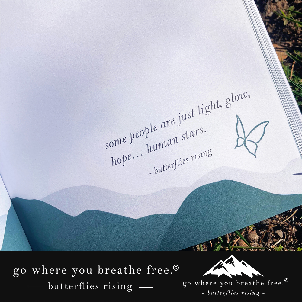go where you breathe free book - butterflies rising
