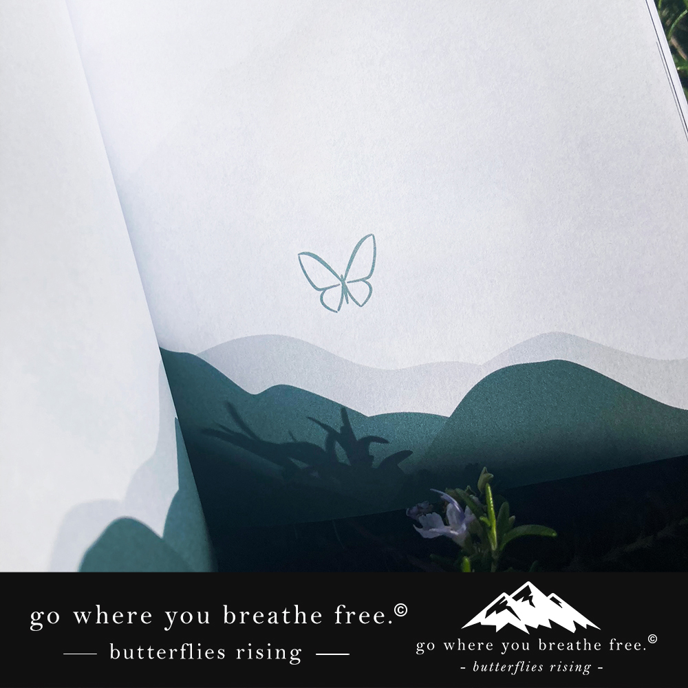 go where you breathe free book - butterflies rising